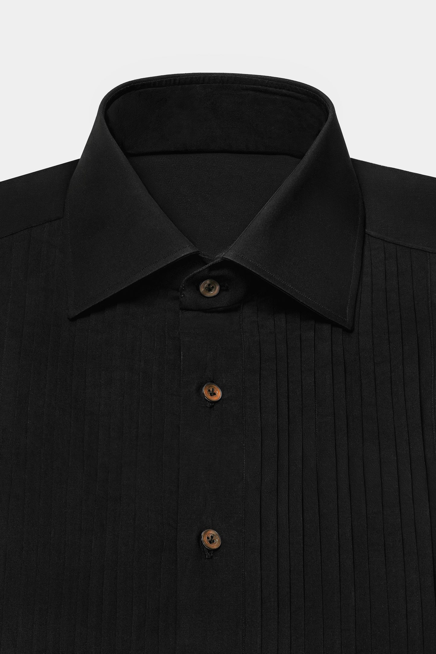 Black MTM Tuxedo Kiton Shirt