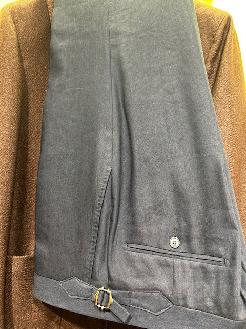 Navy Como Trousers