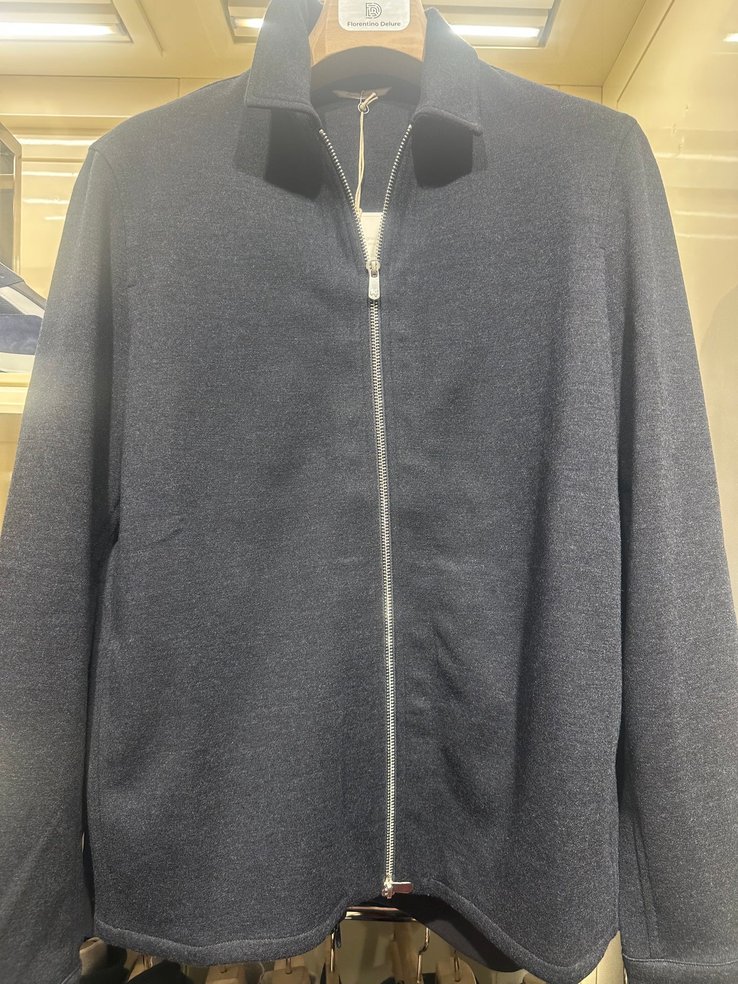Navy Jersy Overshirt