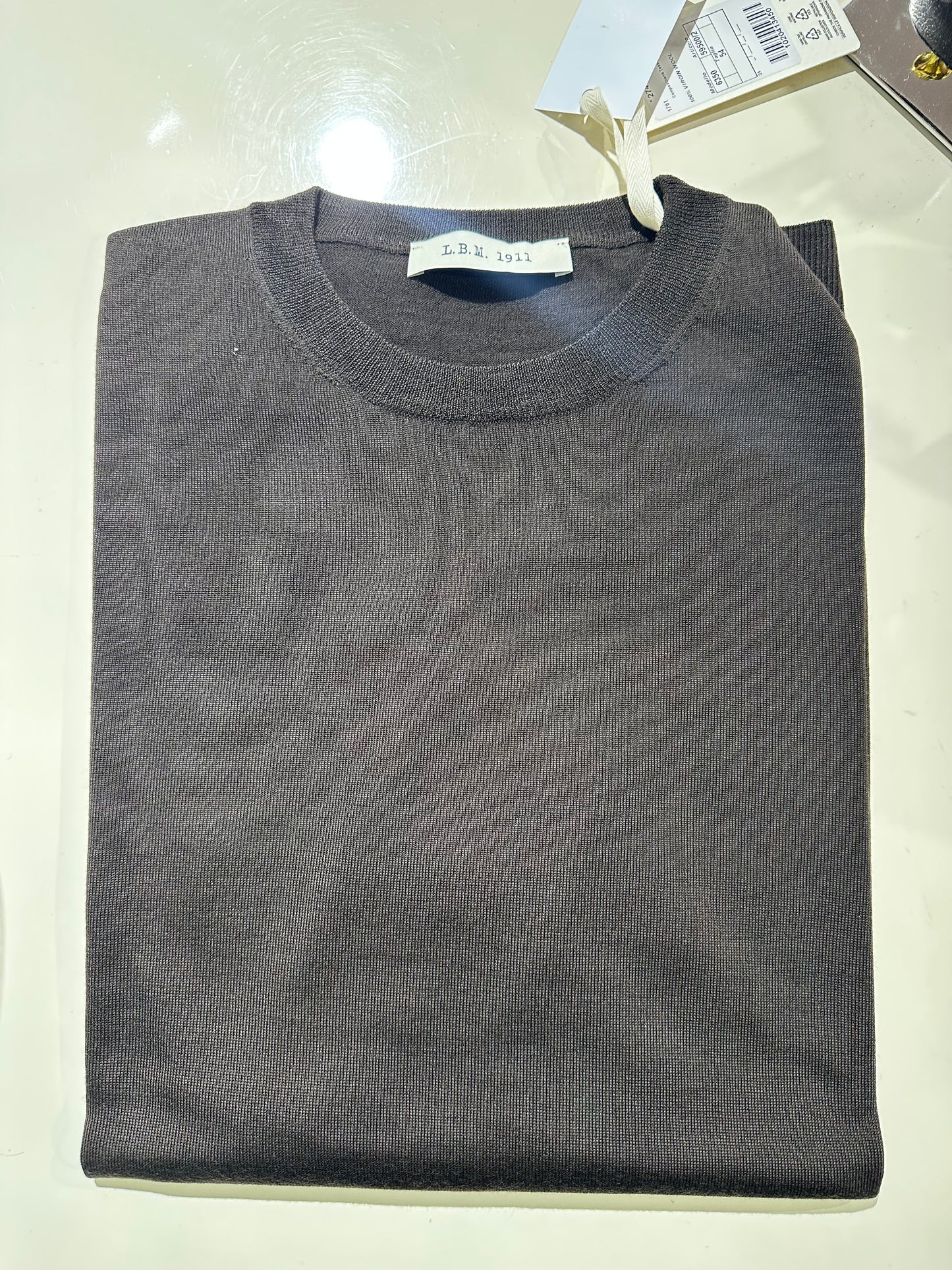 Dark Brown Crewneck Sweaters