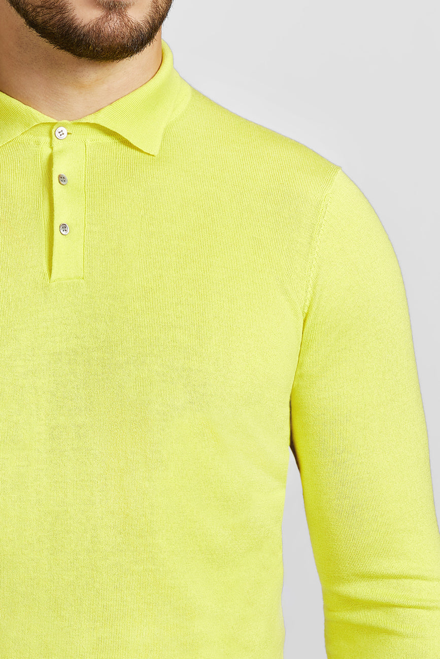 Yellow Longsleeve Polo
