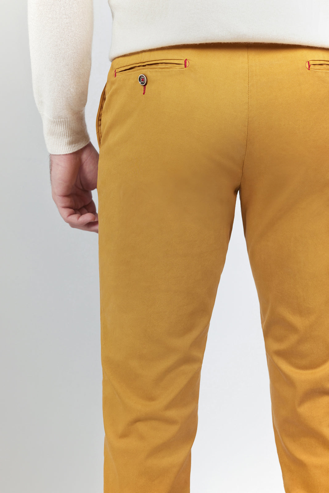 Yellow Chinos Trousers