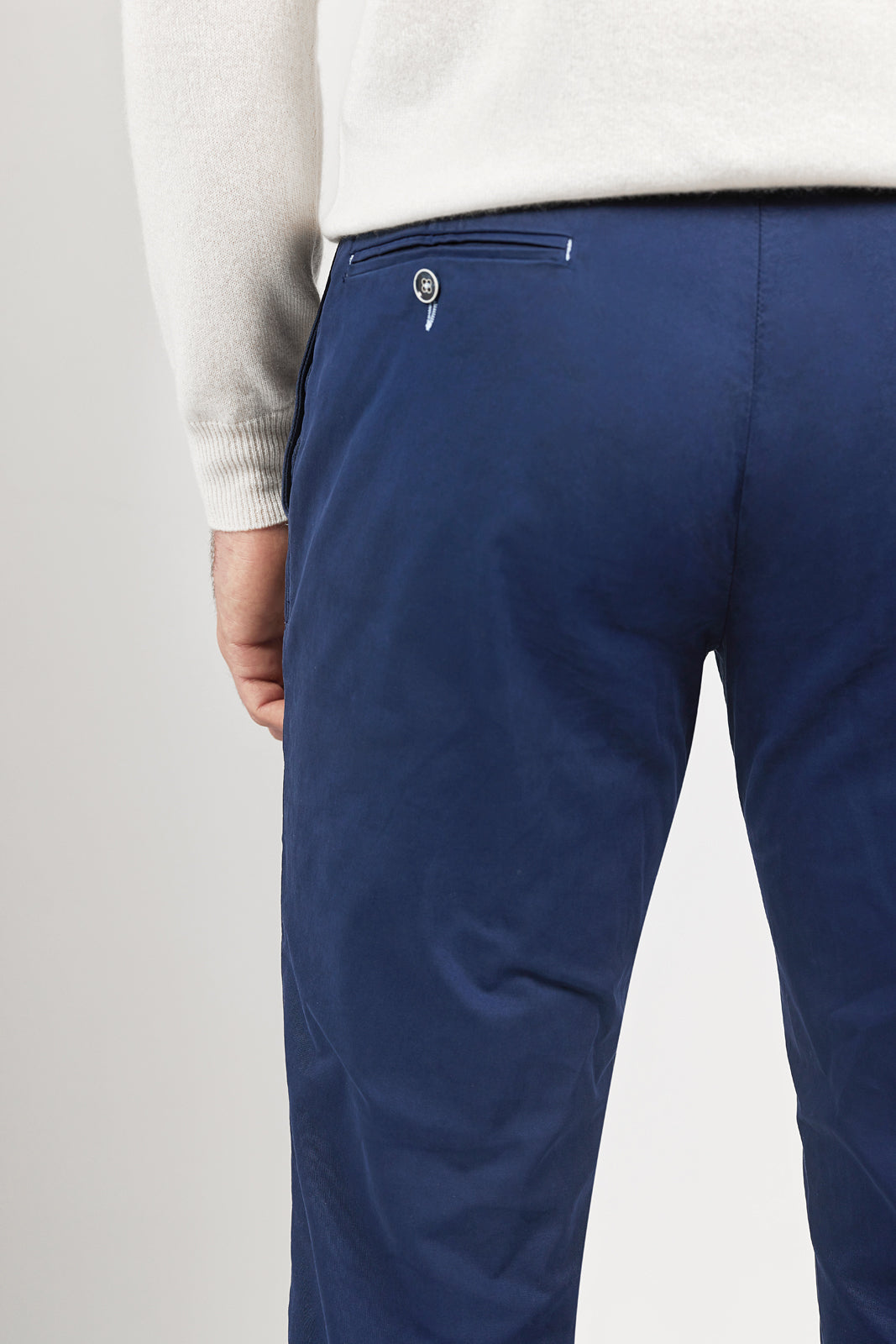 Dark Blue Chinos Trousers