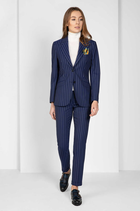 White Stripe Vega Suit