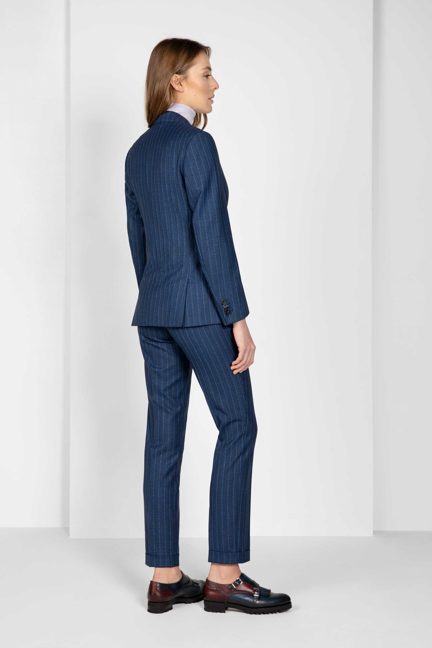 Light Blue Stripe Vega Suit