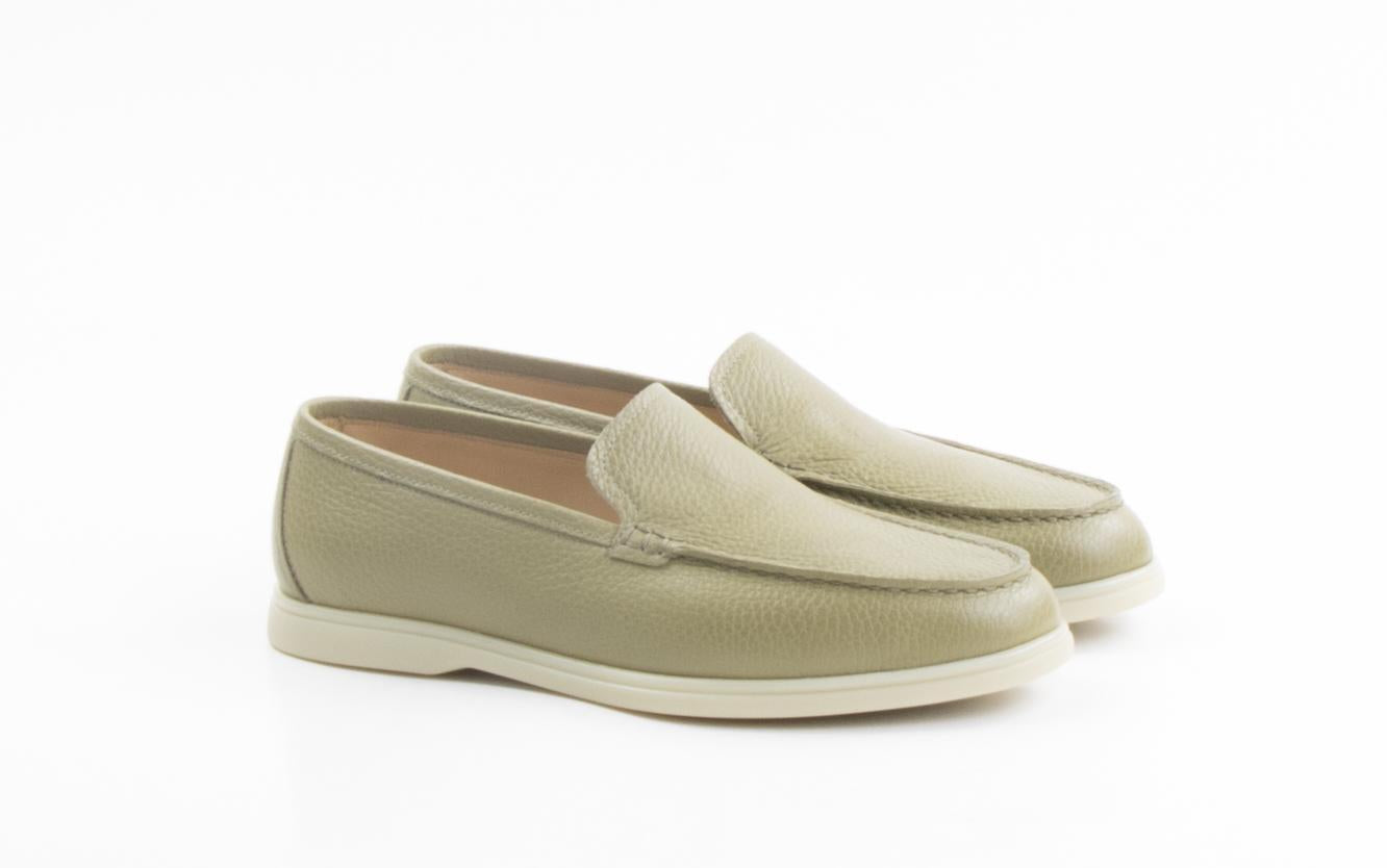 Light Green Slip-On Shoes