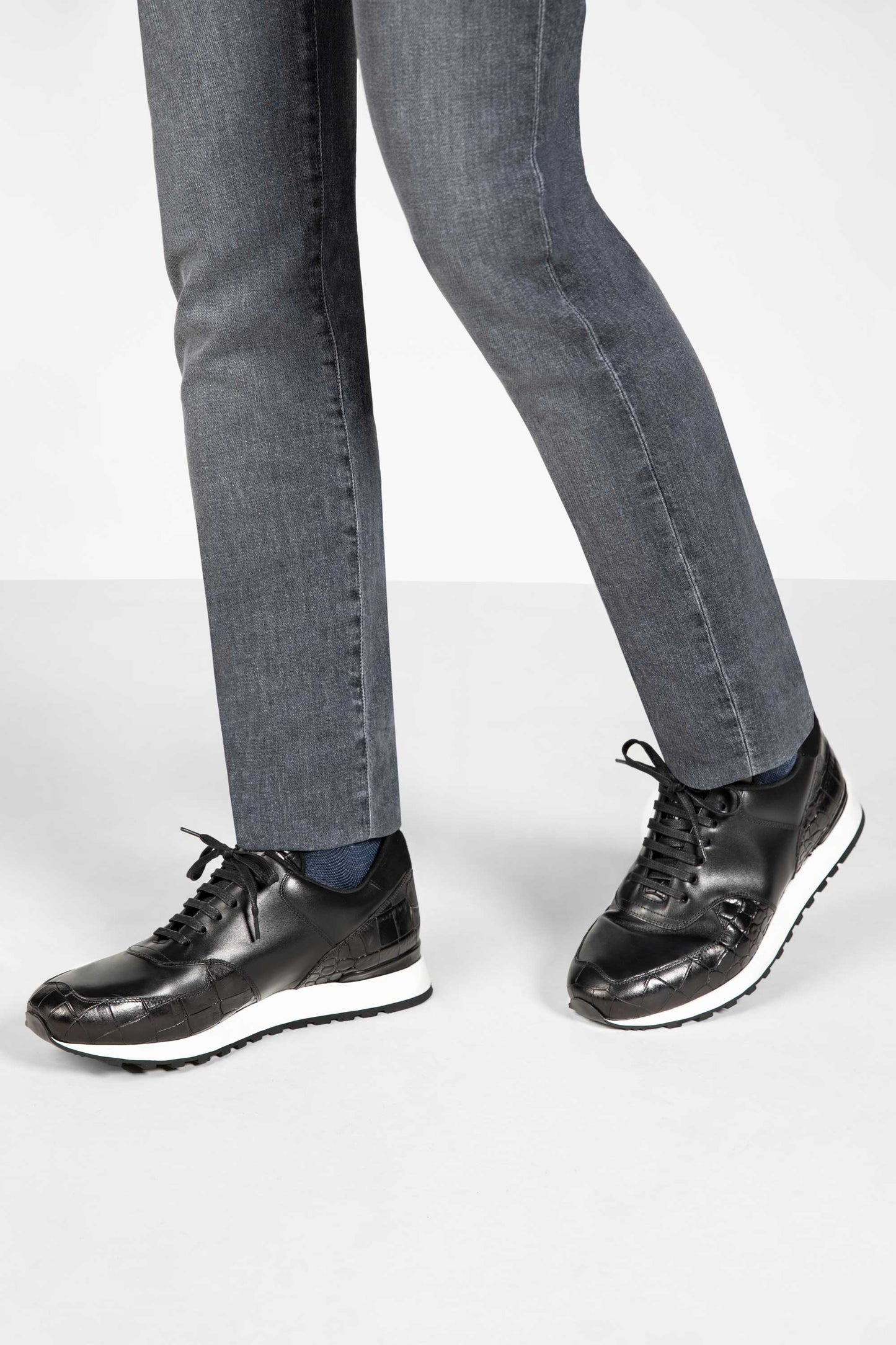 Grey Jeans Trousers