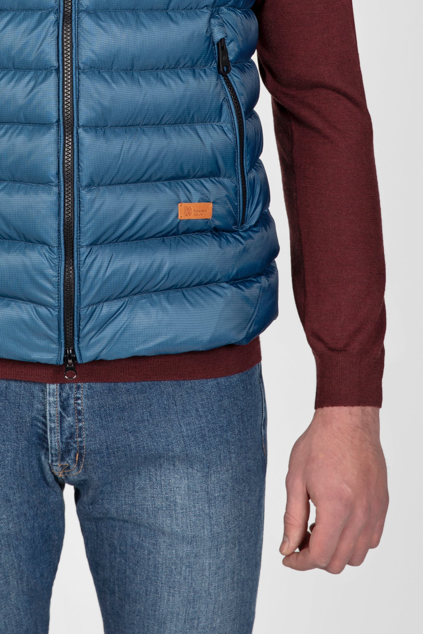 Blue Puffer Vest