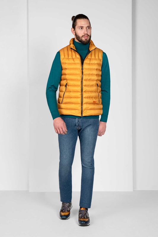 Yellow Puffer Vest