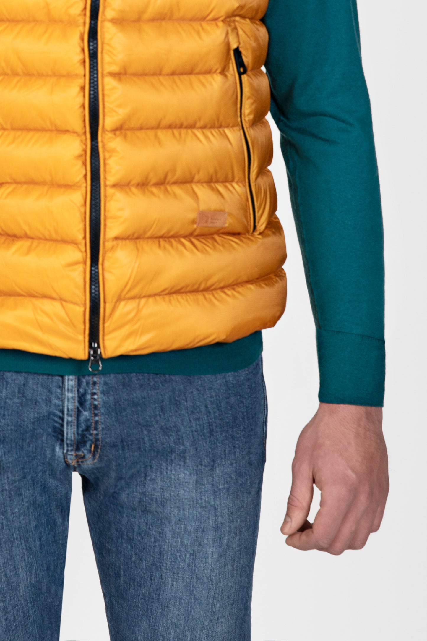 Yellow Puffer Vest
