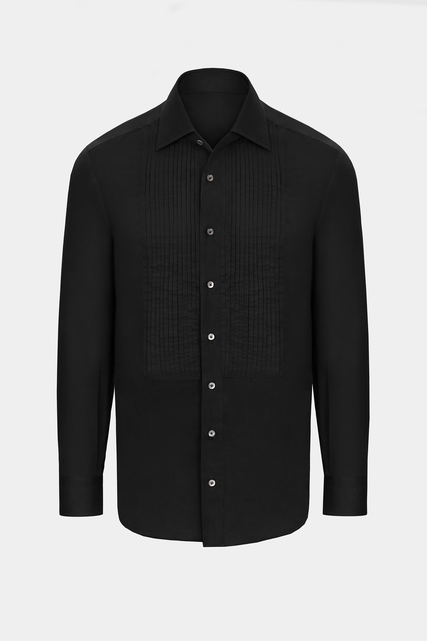 Black MTM Tuxedo Kiton Shirt
