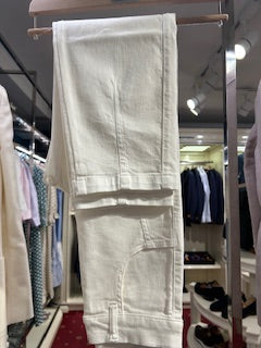White Denim Pants