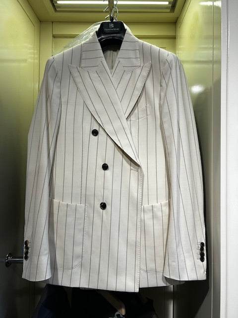 Off-white Stripe Diablo Suit