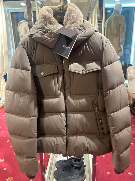 Taupe Puffer Jacket