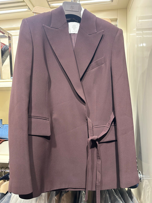Women's Wrap-Blazer Bordeaux Jacket