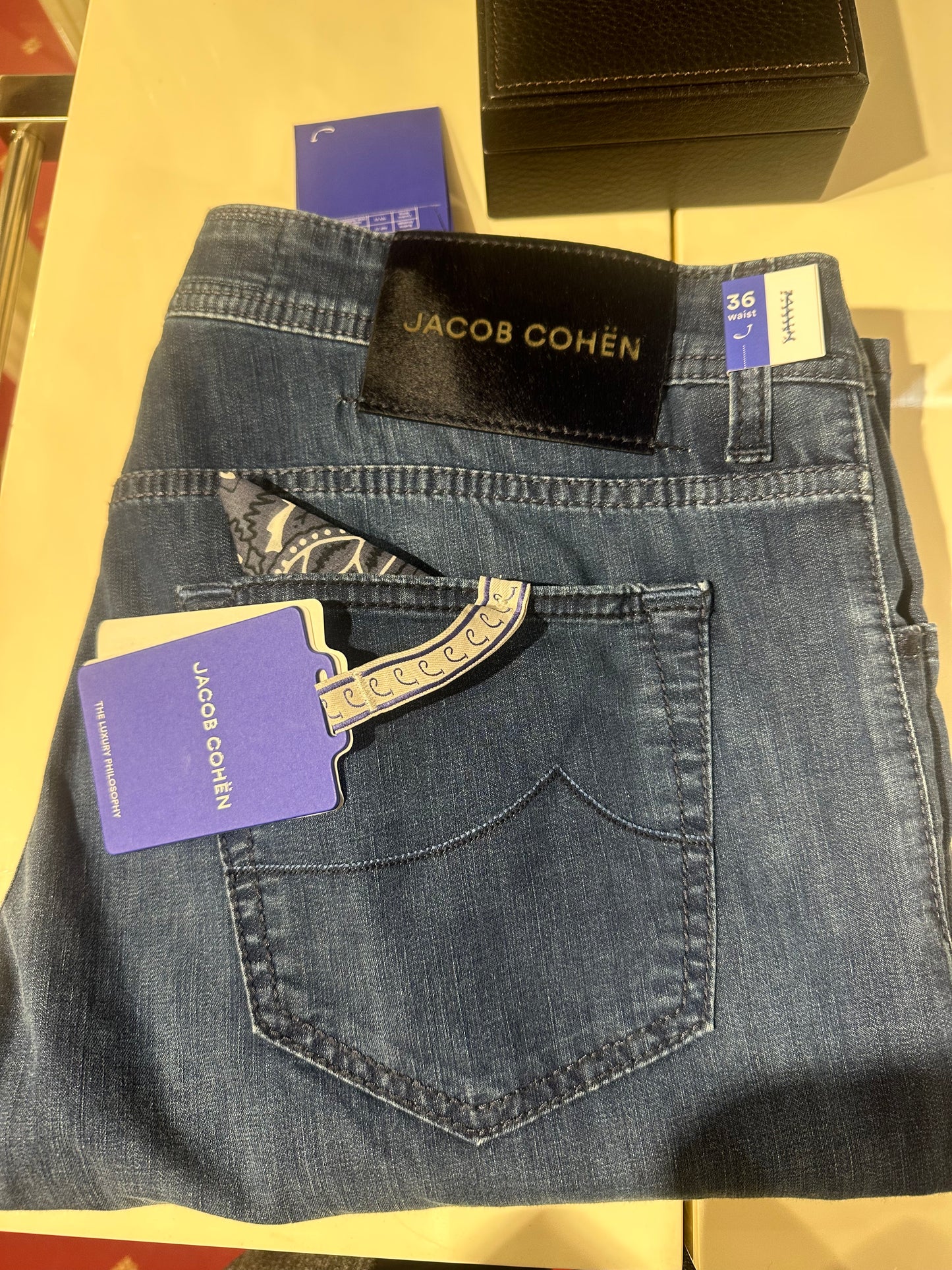 Light Navy Denim Jeans