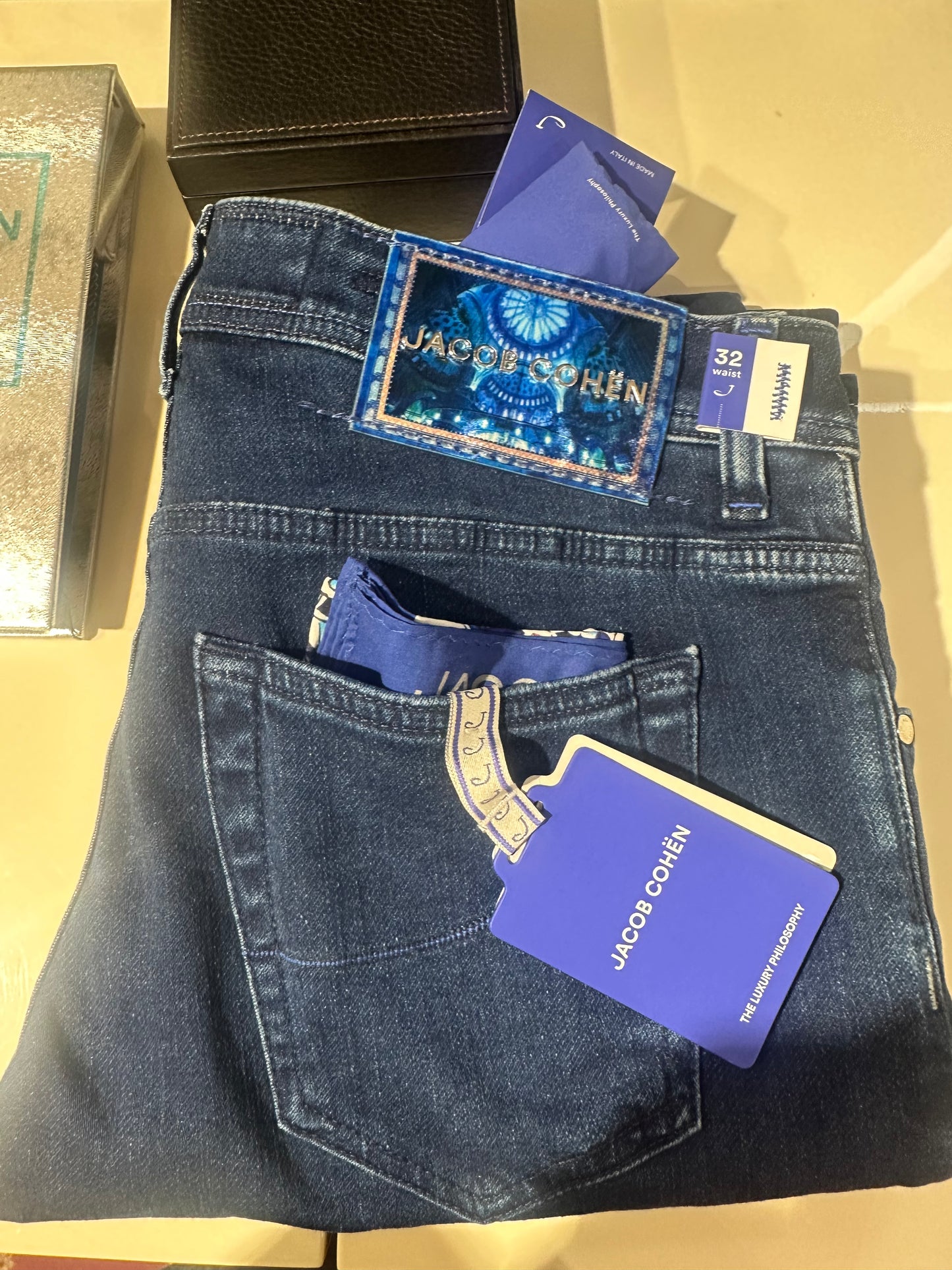 Dark Navy Denim Jeans