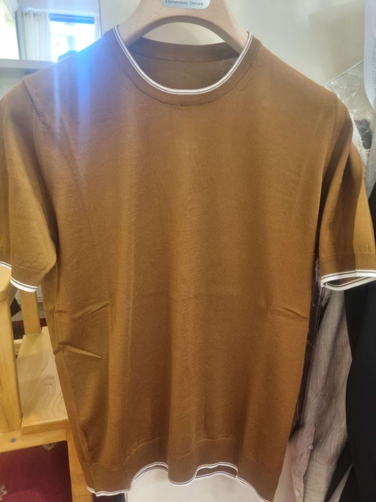 Brown Crewneck T-Shirt