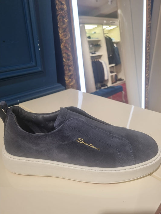 Blu Suede Sneakers