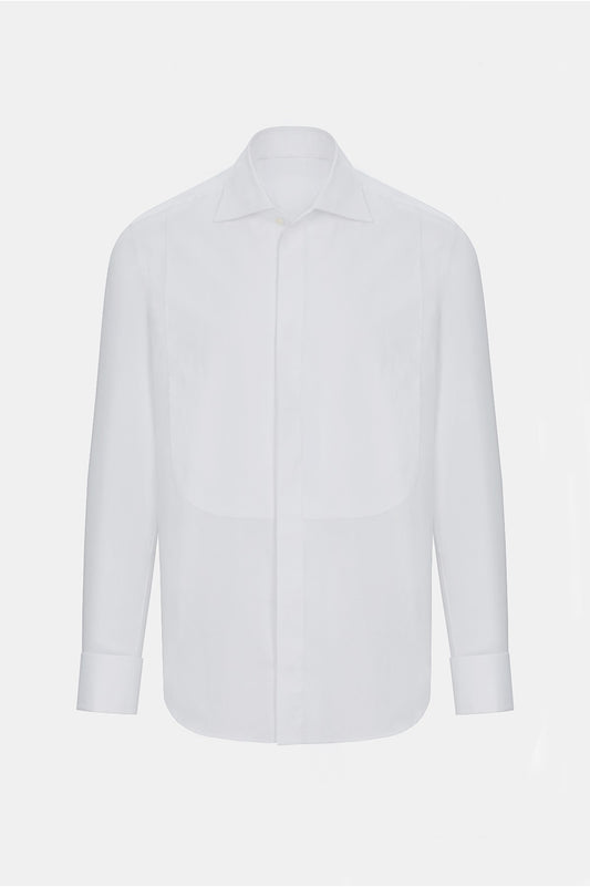 White Plain Tuxedo MTM Shirt