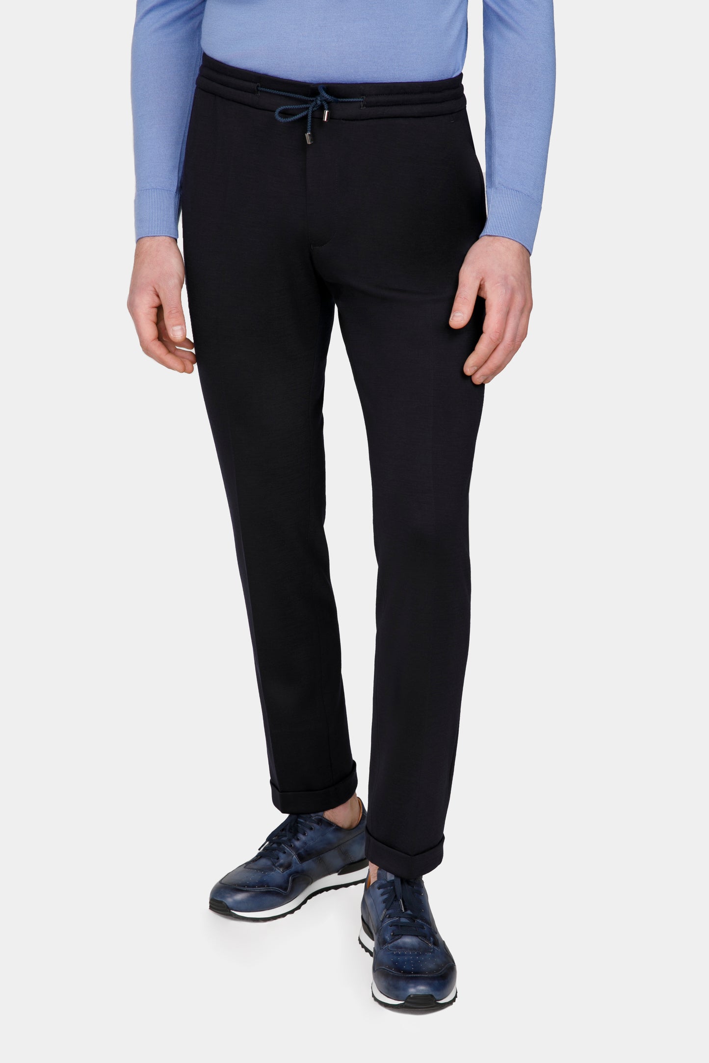 Navy Wool Flexo Suit
