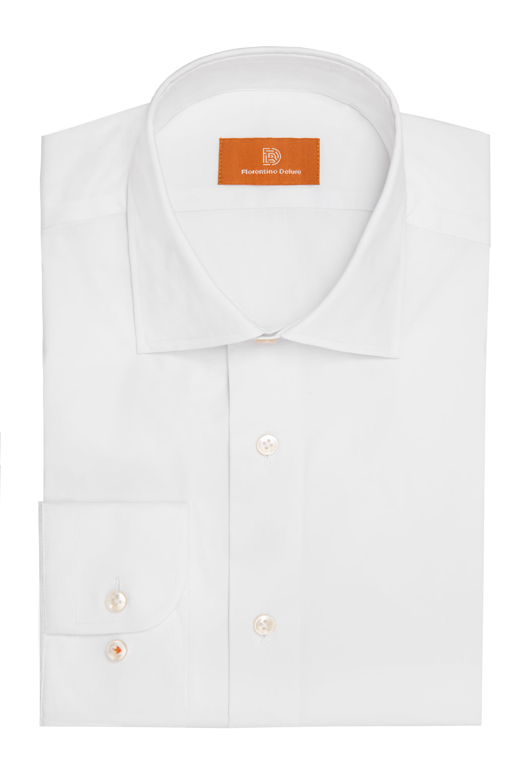 White Poplin Stretch Shirt