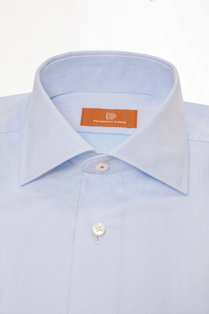 Light Blue Satin Shirt