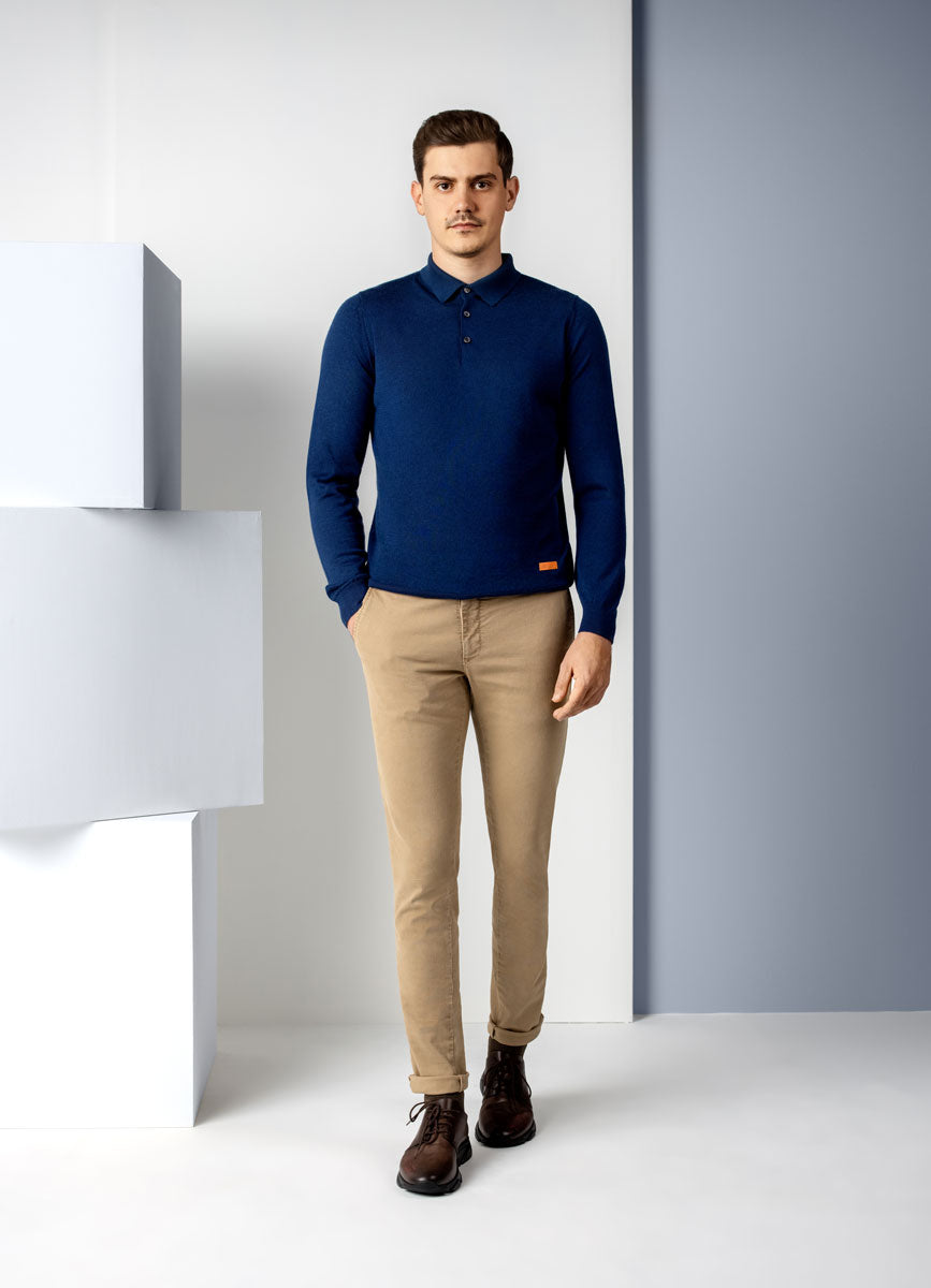 Camel Chinos Trousers