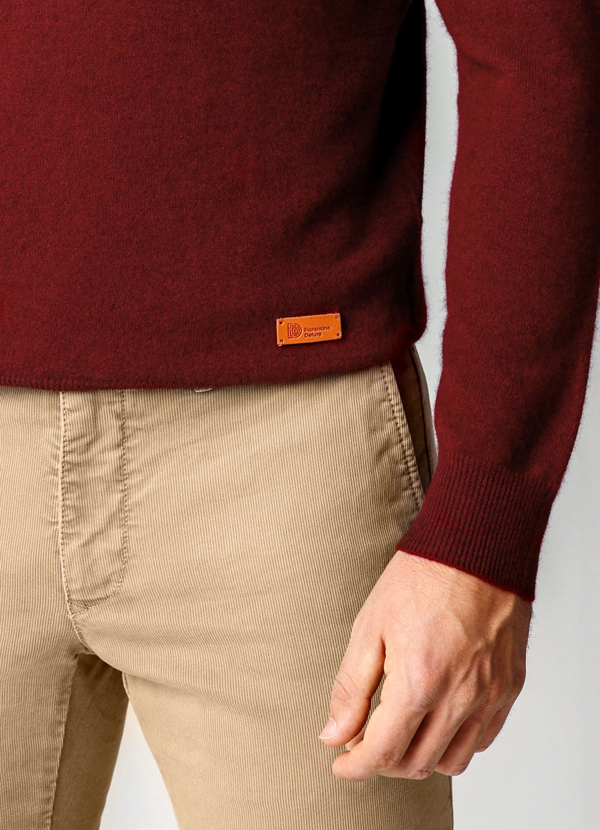 Bordeaux Long Sleeve Polo