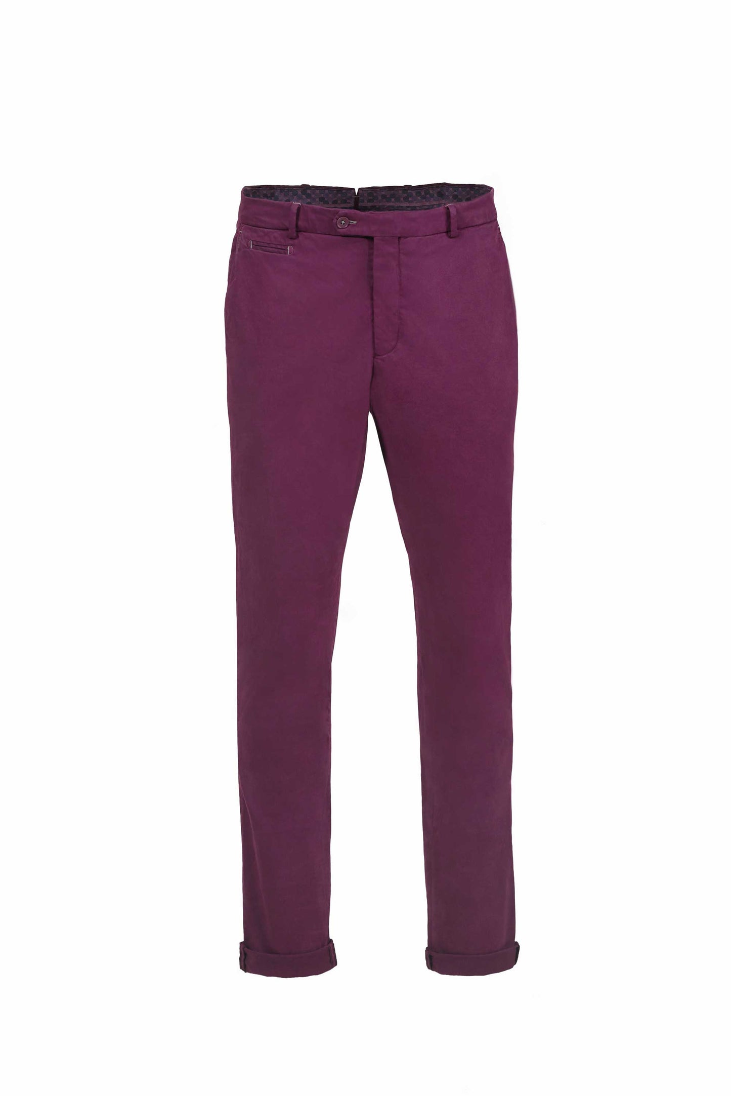 Purple Chinos Trousers