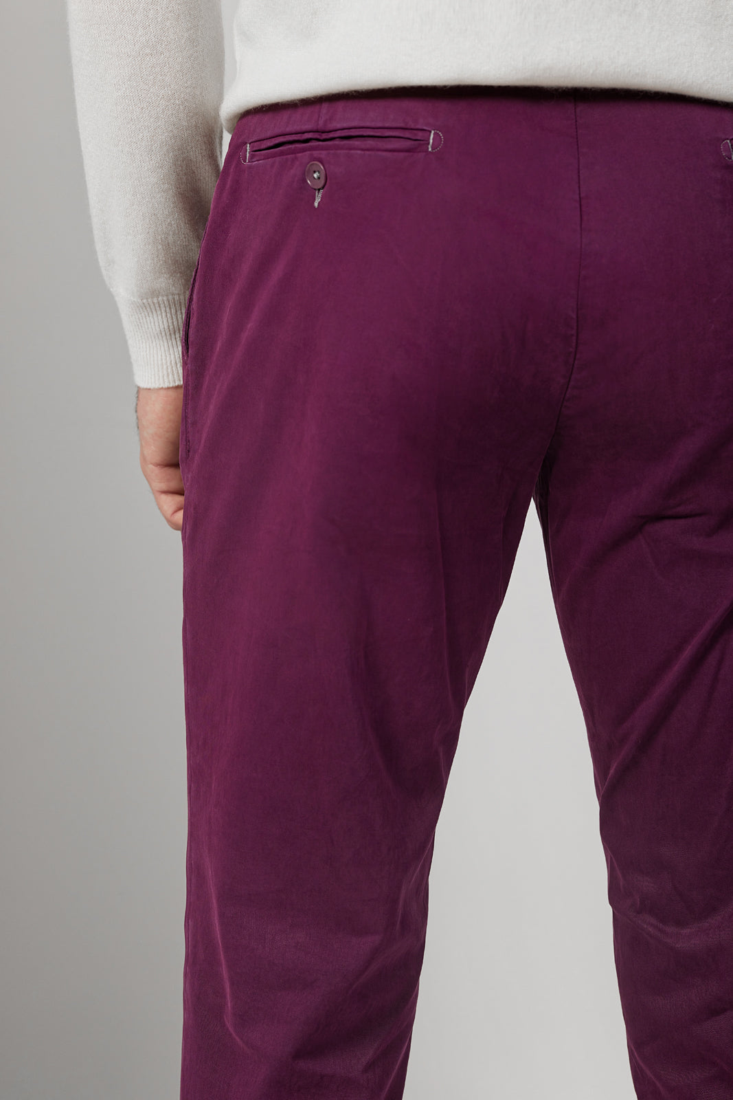 Purple Chinos Trousers