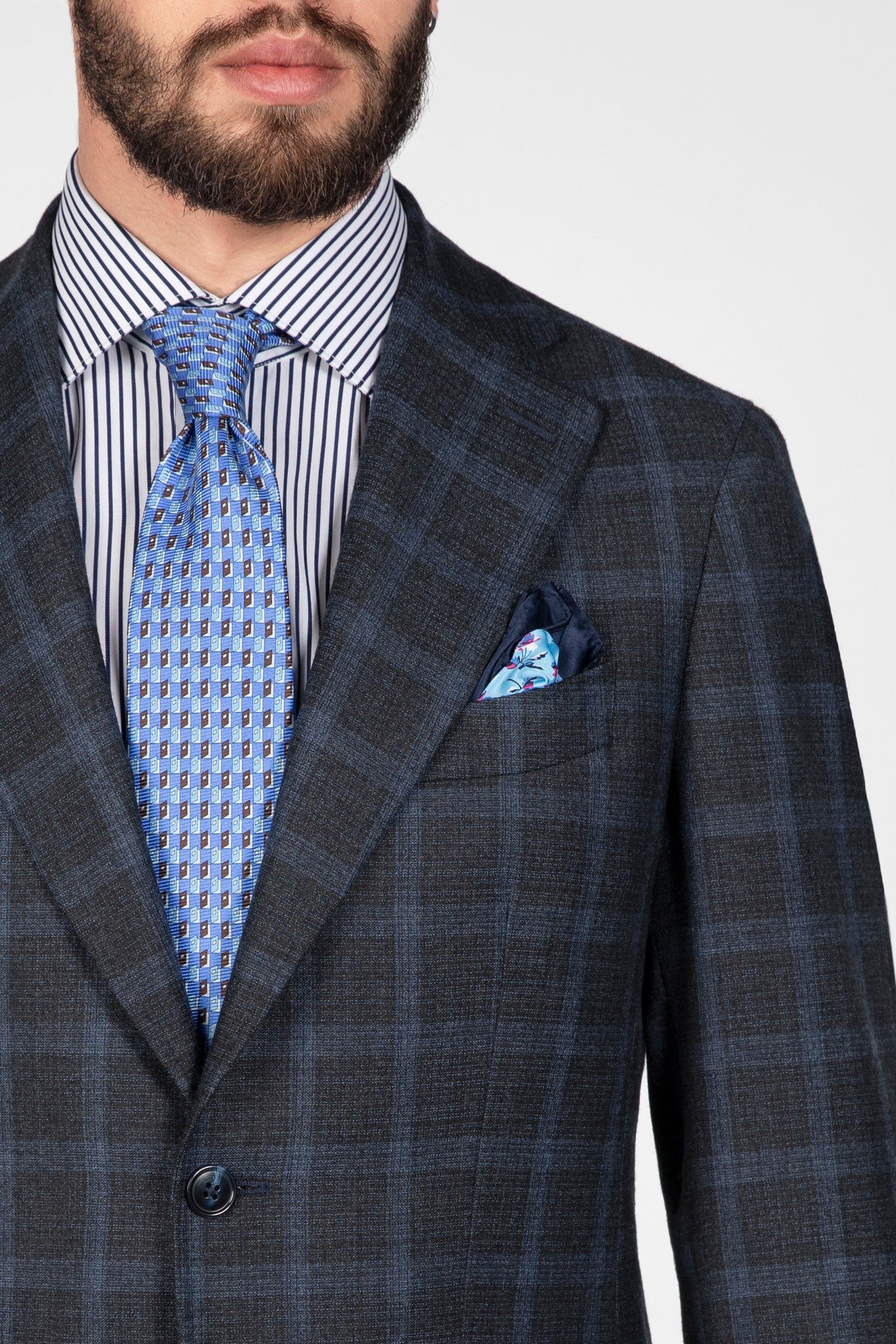 Grey Checked EGO Suit