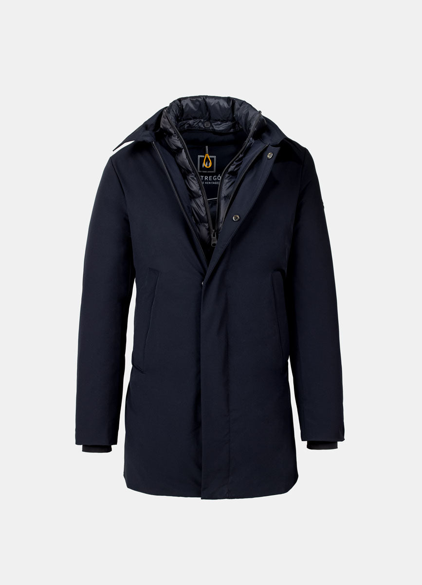 Navy Puffer Jacket