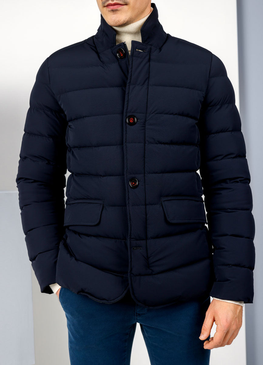 Navy Puffer Jacket