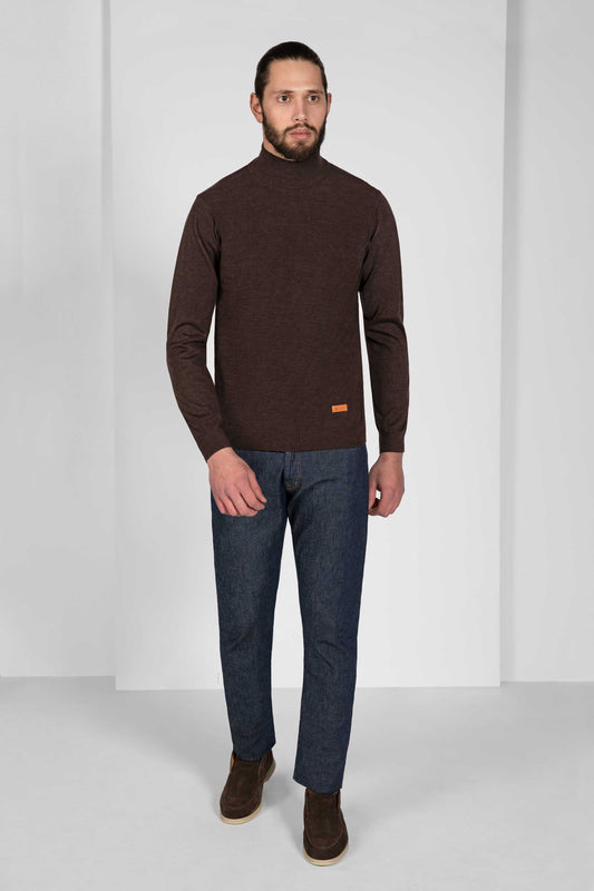 Dark Brown Turtleneck