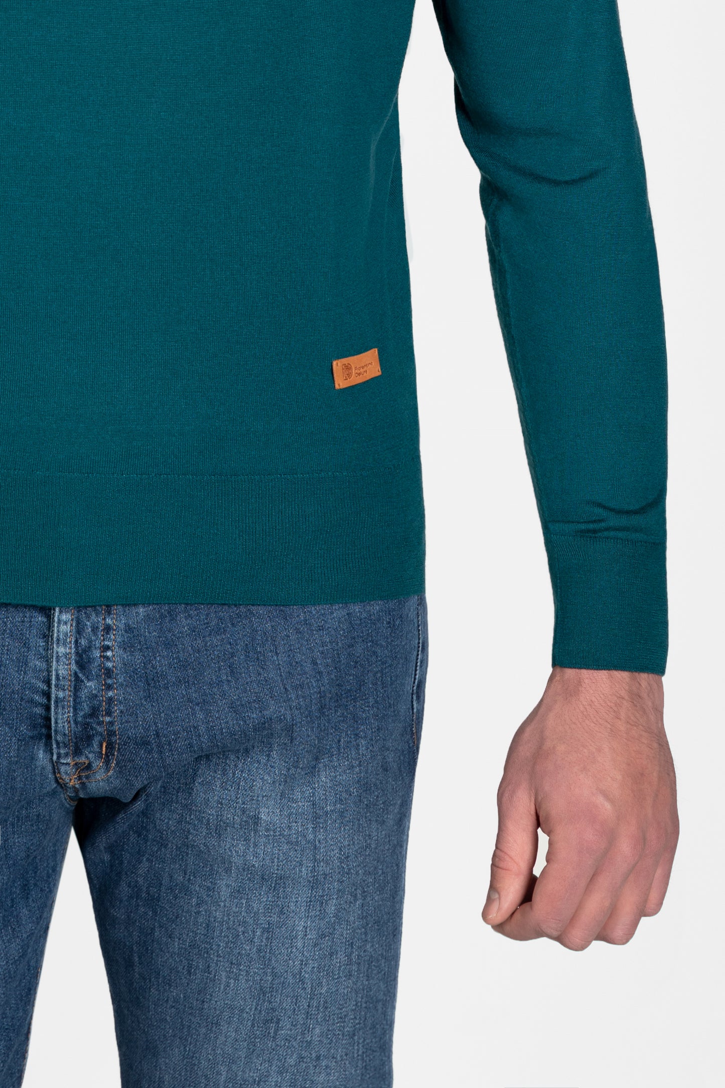Teal Turtleneck