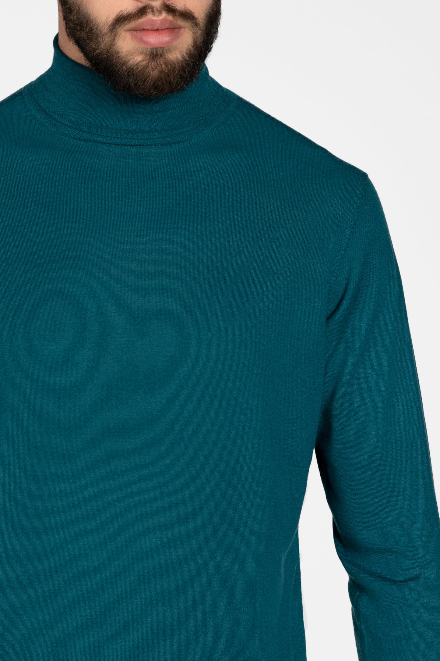 Teal Turtleneck