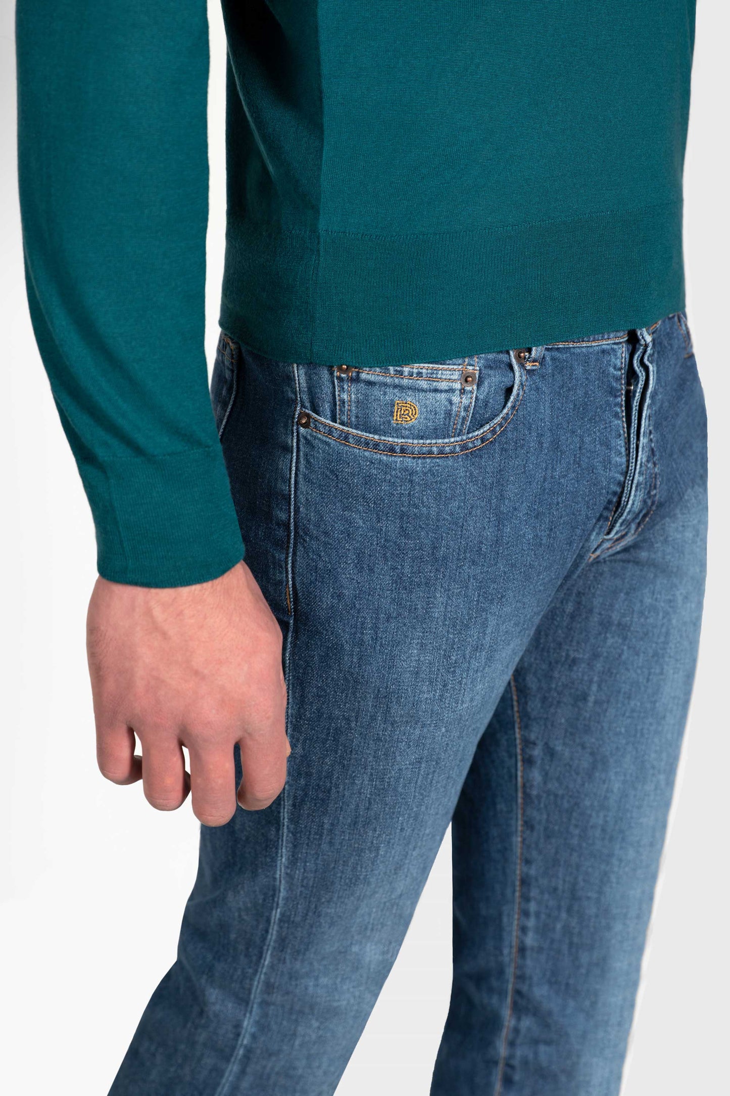 Teal Turtleneck