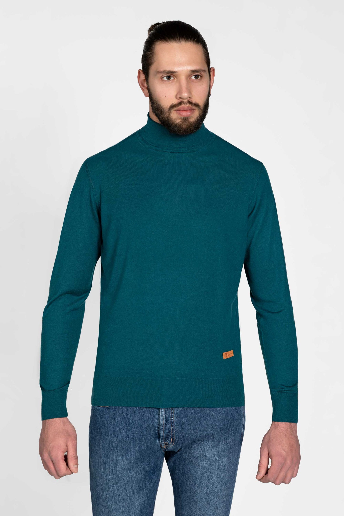 Teal Turtleneck