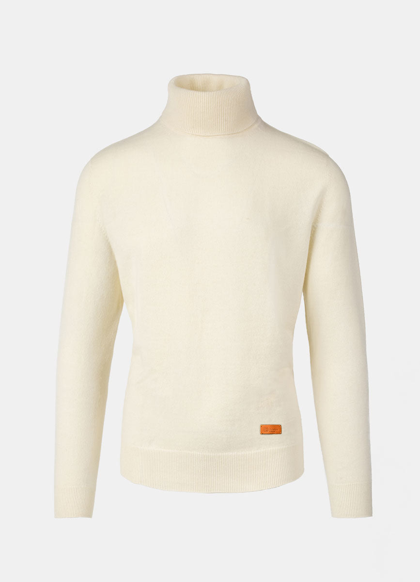 Creme Turtleneck