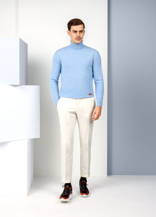 Light Blue Turtleneck