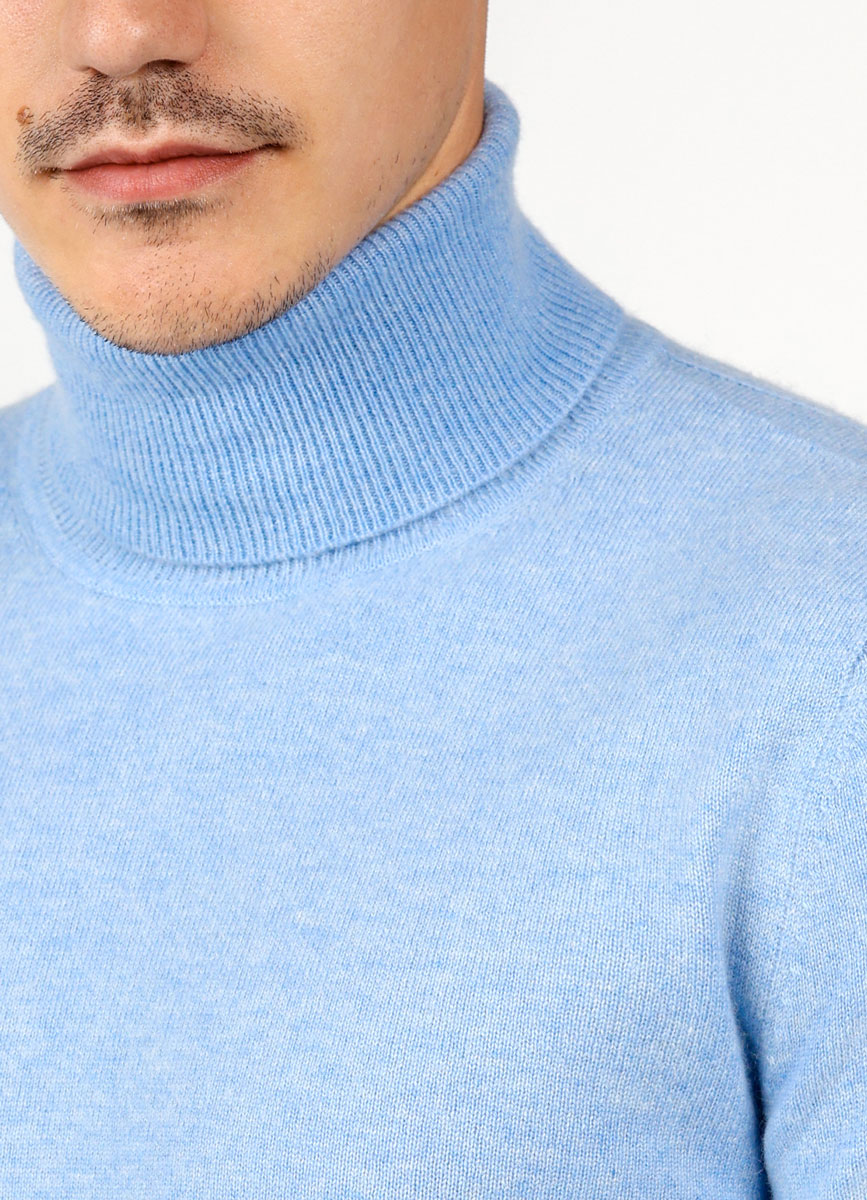 Light Blue Turtleneck