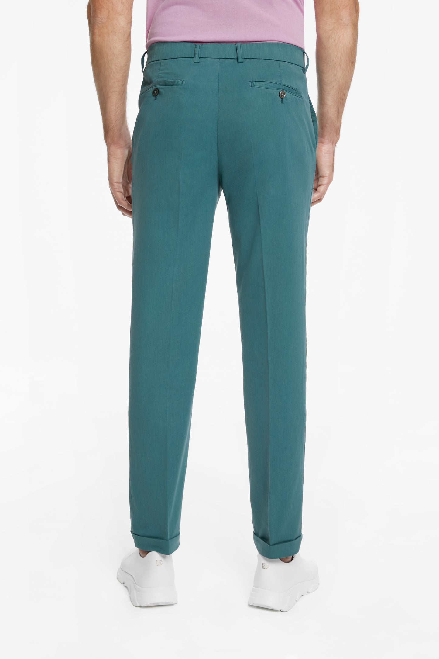 Turquoise Chino Trousers