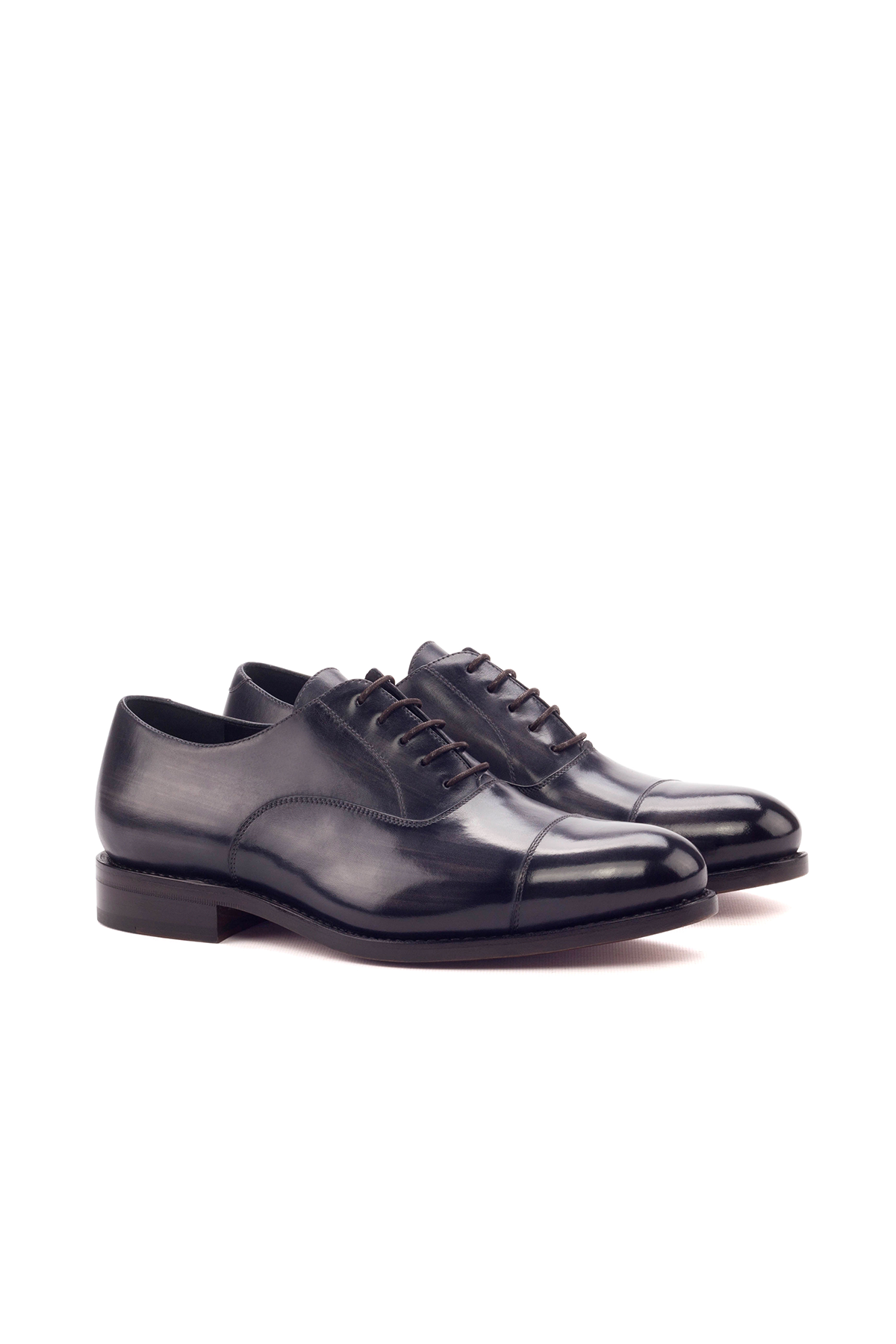 Grey Lace-Up Shoes